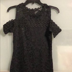Black lace dress